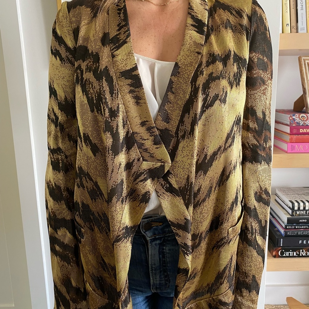 Dvf Python Jacket - Size 8 - image 4